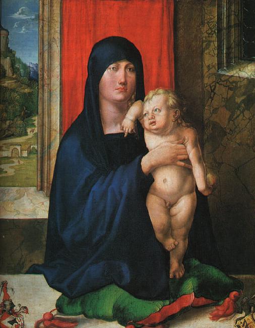 Albrecht Durer Madonna and Child_y oil painting image